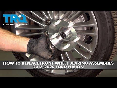 How to Replace Front Wheel Bearing &amp; Hub Assemblies 2013-2020 Ford Fusion
