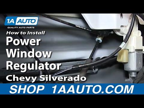 How To Replace Power Window Regulator 07-13 Chevy Silverado 1500