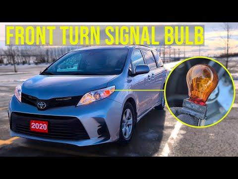 How to Replace Front Turn Signal Bulbs on a 2016 Toyota Sienna