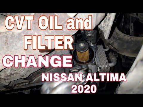 2020-2021 NISSAN ALTIMA CVT TRANSMISSION OIL AND FILTER CHANGE