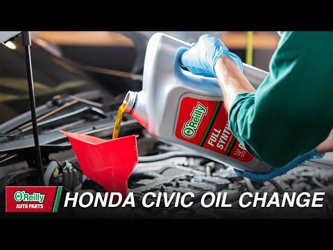 How to Change Engine Oil & Oil Filter on a 2016 Honda Civic (0W-20 Full Synthetic)