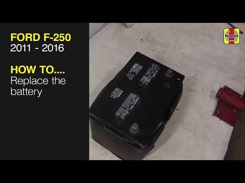 How to Replace the Battery on a 2016 Ford F-250 Super Duty (Step-by-Step)