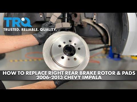 How to Replace Right Rear Brake Rotor & Pads 2006-2013 Chevy Impala
