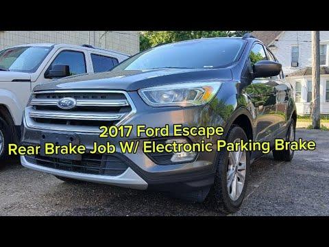 How to Replace Rear Brake Pads and Rotors on a 2017-2019 Ford Escape