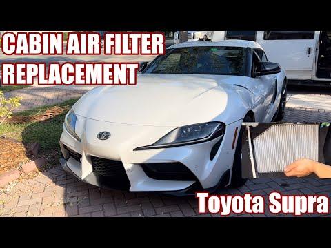 How to Replace the Cabin Air Filter (Microfilter) on a 2020 Toyota GR Supra