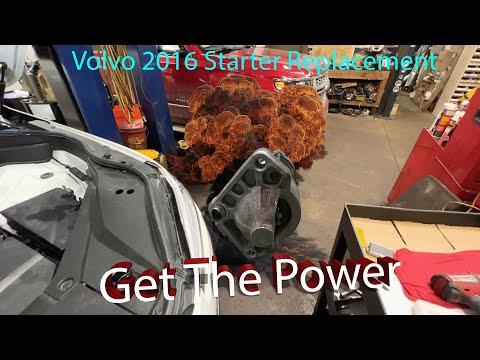 How to Replace the Starter Motor on a 2016 Volvo XC90