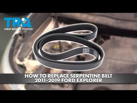 How to Replace the Serpentine Belt on a 2017 Ford Explorer