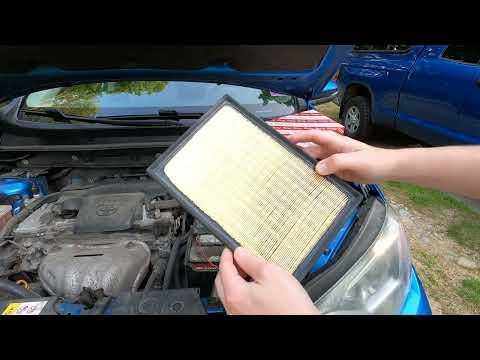 2017 Toyota Rav4 Engine Air Filter Replacement