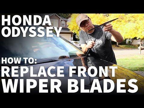 How to Replace Front Windshield Wipers on a 2005-2026 Honda Odyssey