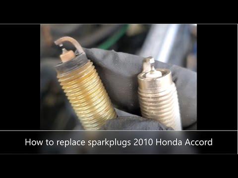 How to change spark plugs on 2010 Honda Accord