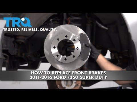 How To Replace Front Brakes 2011-2016 Ford F350 Super Duty