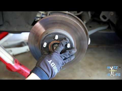 2010-2015 Toyota Prius Front brake pads and rotors remove and install