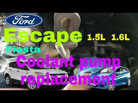 Ford Escape 1.5L , 1.6L coolant pump replacement, You can learn how to fix it in 10 minute.