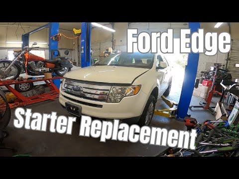How to Replace the Starter Motor on a 2013-2018 Ford Edge (Engine: V6 3.5L)