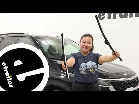 How to Replace Front Windshield Wiper Blades on a 2021 Kia Seltos