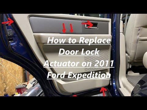 How to Replace the Rear Door Lock Actuator on a 2016 Ford Expedition