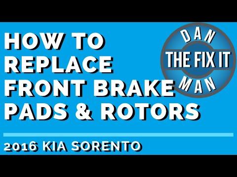 How to Replace Front Brake Pads and Rotors on a 2016 Kia Sorento