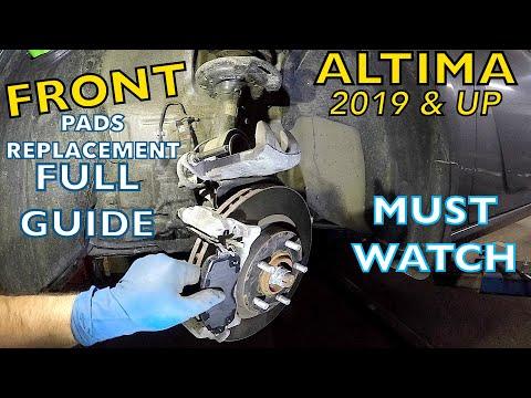 How to replace Front Brake Pads on Nissan Altima 2019 and up