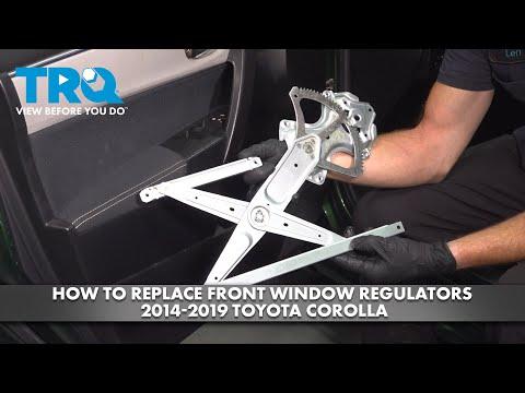 How to Replace Front Window Regulators 2014-2019 Toyota Corolla