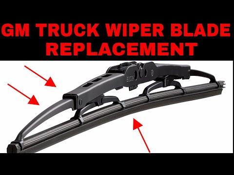 How To Replace Wiper Blades 1999-2007 GMC And Chevy Trucks