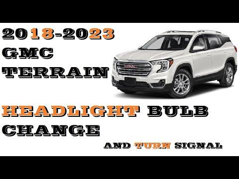 How to Change Headlight bulbs in GMC Terrain 2018 -2023