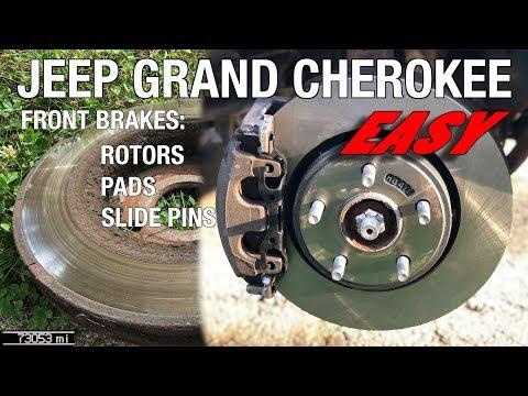 2013 Jeep Grand Cherokee - Front Brakes - D.I.Y. in the Drive Way
