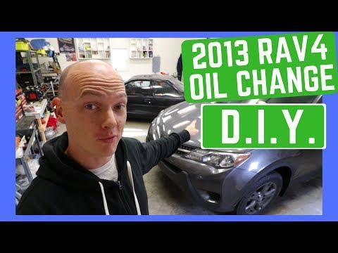 How to change Toyota RAV4 oil and filter 2013 to 2018