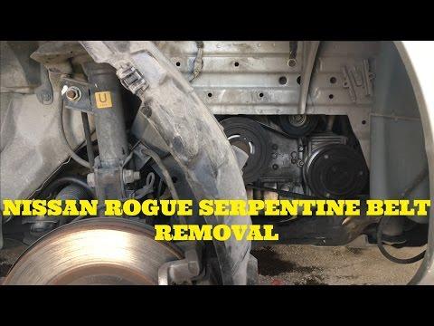 Nissan Rogue 2.5 Serpentine belt replacement
