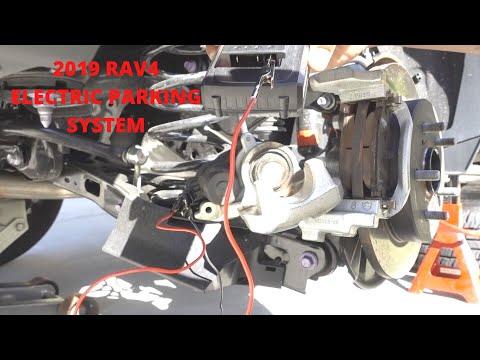 2019 RAV4 How To Replacer Rear Brakes with Electric Parking System