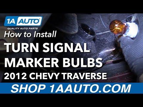 How to Replace Front Turn Signal Bulbs on a 2013-2022 Chevrolet Traverse
