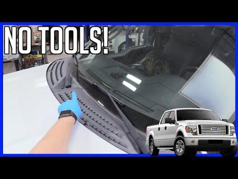 How to Replace Front Windshield Wiper Blades on a 1997-2026 Ford F-150