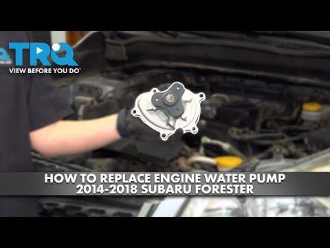 How to Replace Engine Water Pump 2014-2018 Subaru Forester