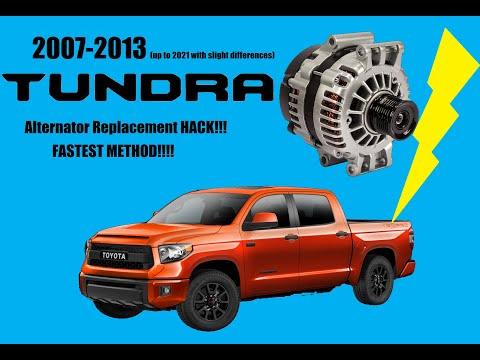 How to Replace the Alternator on a 2007-2021 Toyota Tundra 5.7L V8 (Trim: Limited | Engine: V8 5.7L | Body: Extended Cab Pickup)