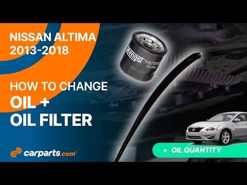 How to Change Engine Oil and Filter on a 2013 Nissan Altima 3.5L V6