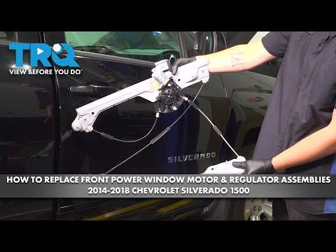 How to Replace Front Power Window Motor & Regulator Assemblies 2014-2018 Chevrolet Silverado 1500