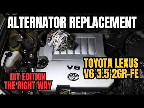 How to Replace the Alternator on a 2013-2018 Toyota Avalon 3.5L V6 (Engine: V6 3.5L)