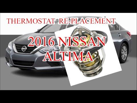 How To Change Thermostat On A 2016 Nissan Altima | How To Do A Thermostat Replacement