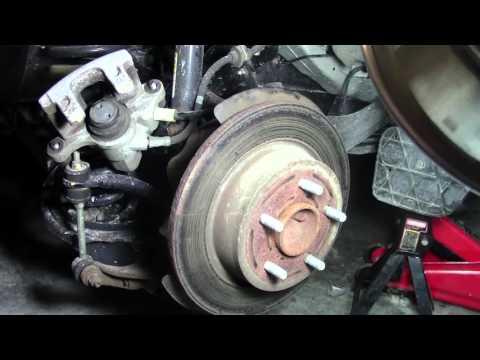 2013 FORD ESCAPE How to Change REAR Brakes and ROTORS DIY Step by Step