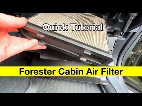 2019 - 2024 Subaru Forester Cabin Air Filter Replacement