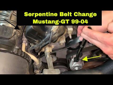 How to Replace the Serpentine Belt on a 2014-2025 Ford Mustang (Engine: V8 5.0L)