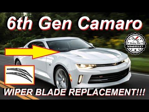 How to Replace Front Windshield Wiper Blades on a 2018 Chevrolet Camaro