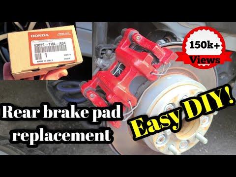 How to Replace Rear Brake Pads on a 2018-2026 Honda Accord