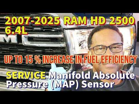 How to Replace the MAP Sensor (MAF vs MAP) on a 2018 Ram 2500 6.4L HEMI