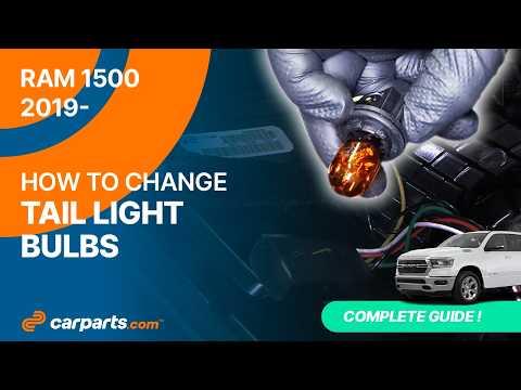 How to replace the Tail Light Bulbs 2019 - 2025 RAM 1500 🚗