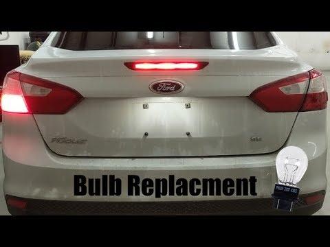 How to Replace Left & Right Tail Light Bulbs on a 2015 Ford Focus (3157)