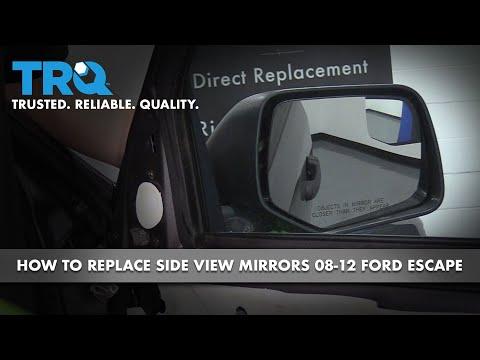How to Replace Side View Mirrors 08-12 Ford Escape