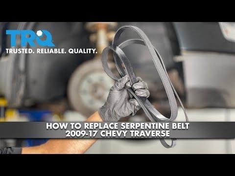 How to Replace Serpentine Belt 2009-17 Chevy Traverse