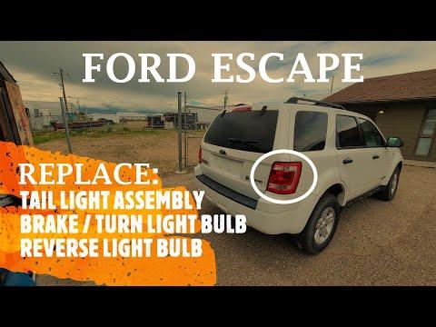 Ford Escape - Replace / Change Rear Tail Light | Brake / Turn / Reverse Bulb (2008-2012)