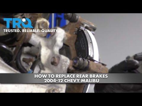 How to Replace Rear Brake Pads and Rotors on a 2007 Chevrolet Malibu