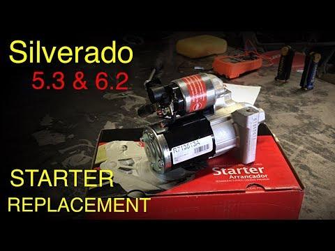 How to Replace the Starter Motor on a 2014-2018 GMC Sierra 1500 6.2L V8 (Engine: V8 6.2L)